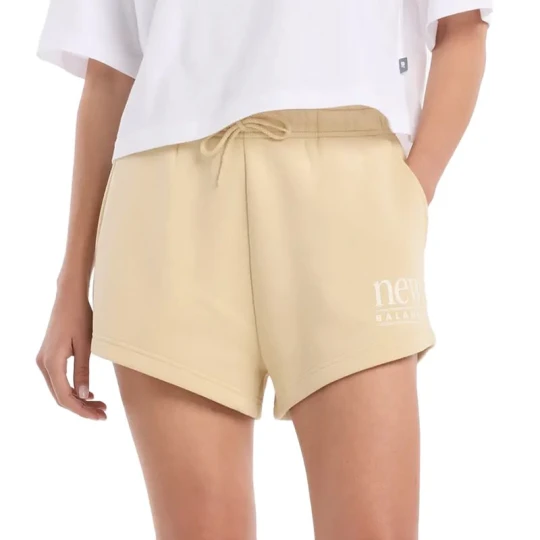 Zdjęcie produktu Spodenki damskie New Balance WB61Y80AABC - beżowe