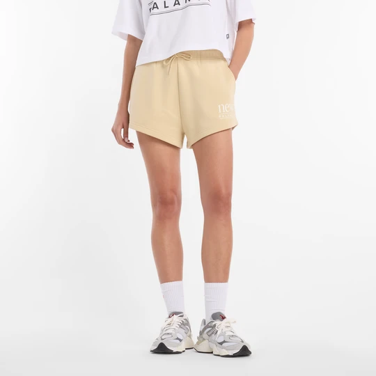 Zdjęcie produktu Spodenki damskie New Balance WB61Y80AABC – żółte