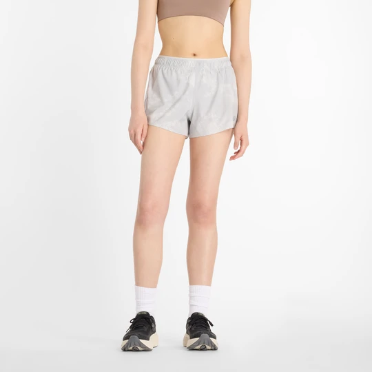 Zdjęcie produktu Spodenki damskie New Balance WS41201GYM – szare