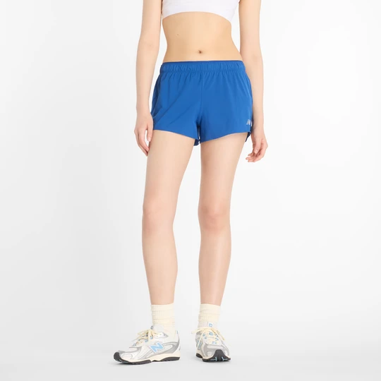Zdjęcie produktu Spodenki damskie New Balance WS41286GAB – niebieskie