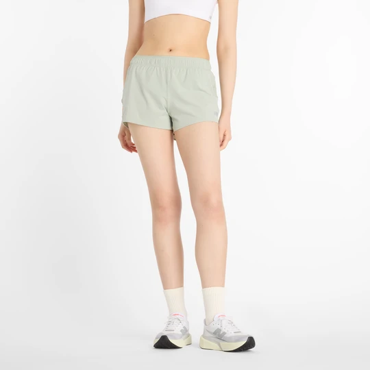 Zdjęcie produktu Spodenki damskie New Balance WS41286GAS – zielone