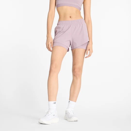 Zdjęcie produktu Spodenki damskie New Balance WS41287ICW – różowe