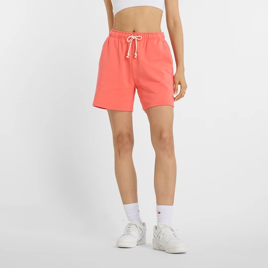 Zdjęcie produktu Spodenki damskie New Balance WS41508DTR – pomarańczowe