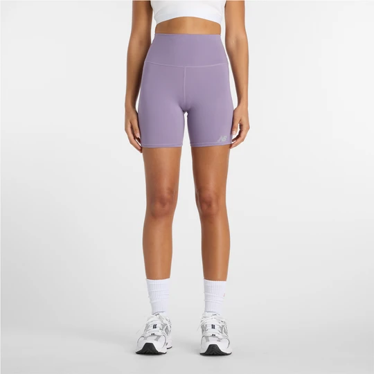 Zdjęcie produktu Spodenki damskie New Balance WS51114AA5 – fioletowe