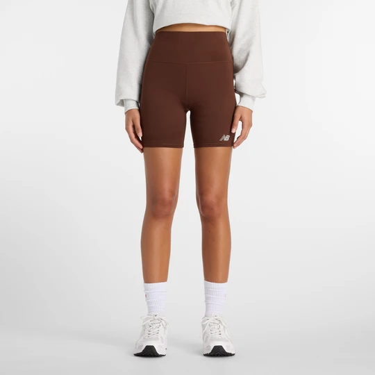 Zdjęcie produktu Spodenki damskie New Balance WS51114ABJ – brązowe