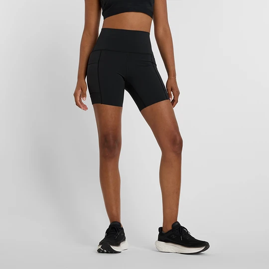 Zdjęcie produktu Spodenki damskie New Balance WS51271BK – czarne