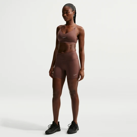 Zdjęcie produktu Spodenki damskie Nike One 12, 7 cm - Brązowy