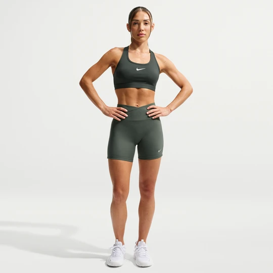 Zdjęcie produktu Spodenki damskie Nike One 12, 7 cm - Zieleń