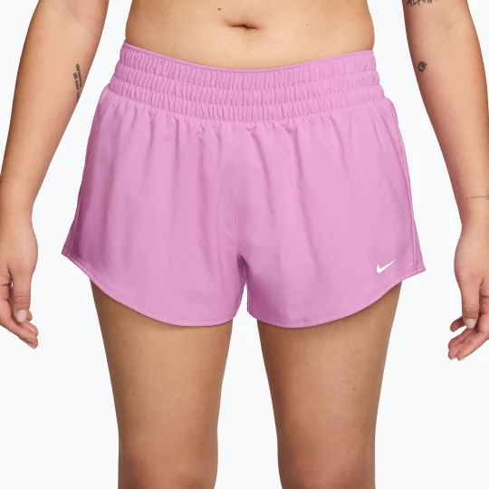 Zdjęcie produktu Spodenki damskie Nike One Dri-Fit 3" light magenta/white Różowy