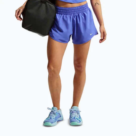 Zdjęcie produktu Spodenki damskie Nike One Dri-Fit 3" sapphire/white Fioletowy