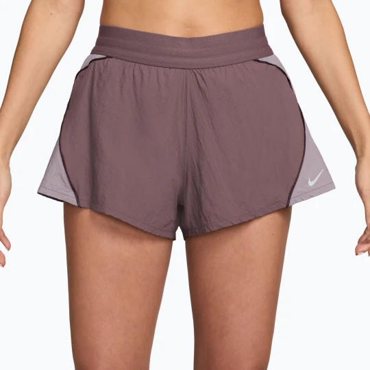 Zdjęcie produktu Spodenki damskie Nike Swift UV Repel High-Waisted tattoo / light violet ore Brązowy
