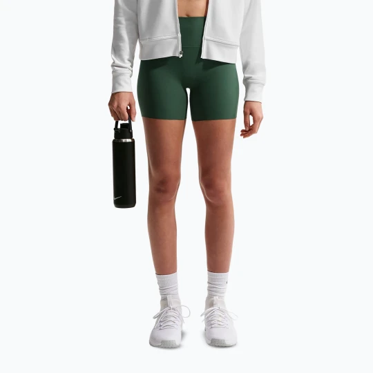 Zdjęcie produktu Spodenki damskie Nike Zenvy High Waisted Biker 5" fir / white Zielony