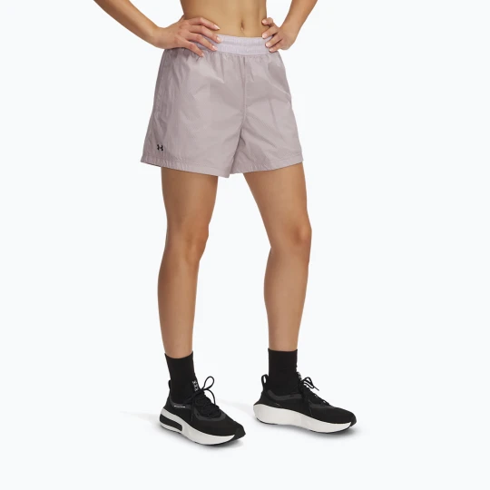 Zdjęcie produktu Spodenki damskie Under Armour Rival Woven gray dawn / black Szary
