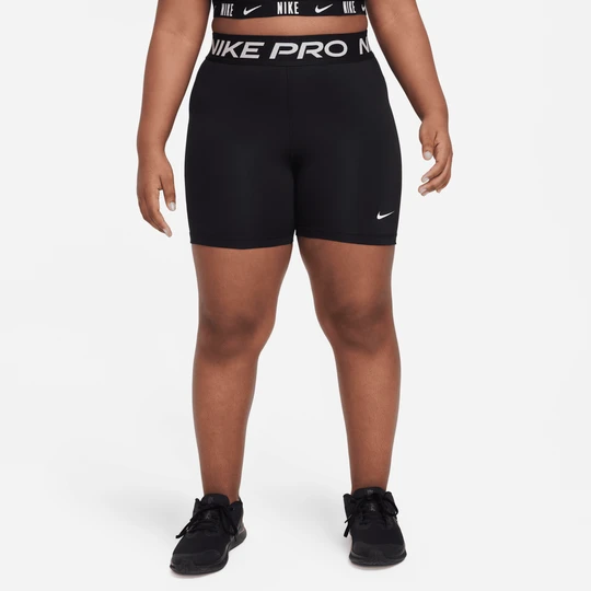 Zdjęcie produktu Spodenki dla dużych dzieci (dziewcząt) 13 cm Dri-FIT Nike Pro (szerszy rozmiar) - Czerń