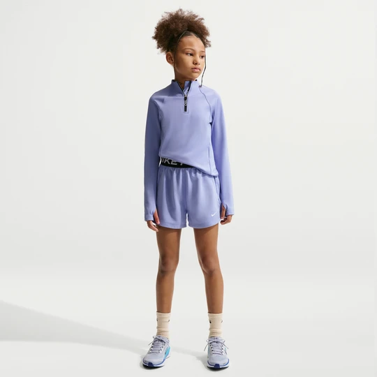 Zdjęcie produktu Spodenki dla dużych dzieci (dziewcząt) Dri-FIT Nike Pro Fleece - Fiolet