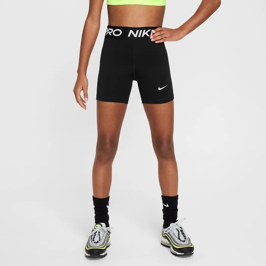 Zdjęcie produktu Spodenki dla dziewcząt Dri-FIT Nike Pro Leak Protection: Period - Czerń
