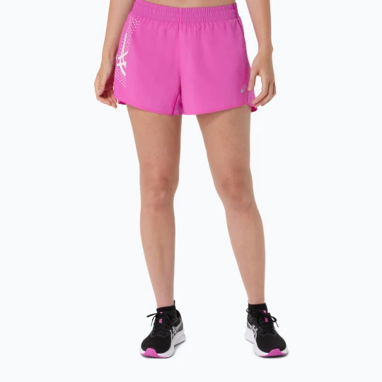 Zdjęcie produktu Spodenki do biegania damskie ASICS Icon 4IN digital sakura Różowy