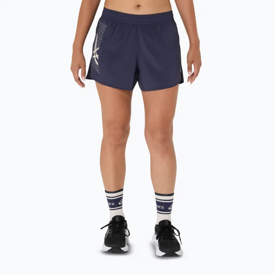 Zdjęcie produktu Spodenki do biegania damskie ASICS Icon 4IN indigo fog Granatowy
