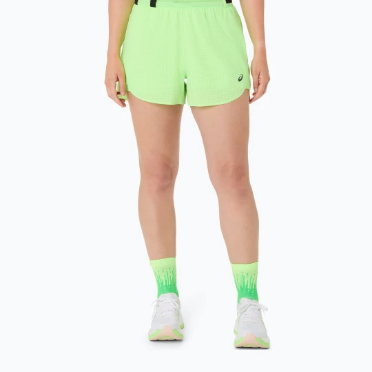 Zdjęcie produktu Spodenki do biegania damskie ASICS Metarun Split illuminate green