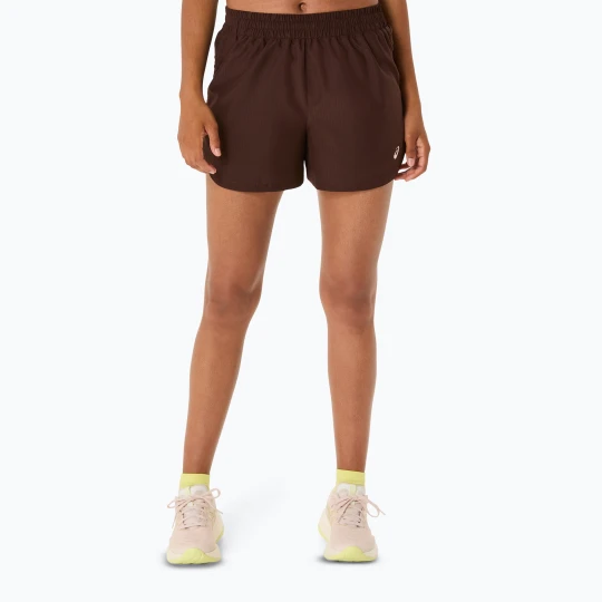 Zdjęcie produktu Spodenki do biegania damskie ASICS Nagino Run Adjustable 4IN coffee Brązowy