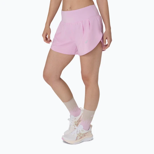 Zdjęcie produktu Spodenki do biegania damskie ASICS Road 3.5IN hazy lilac Różowy