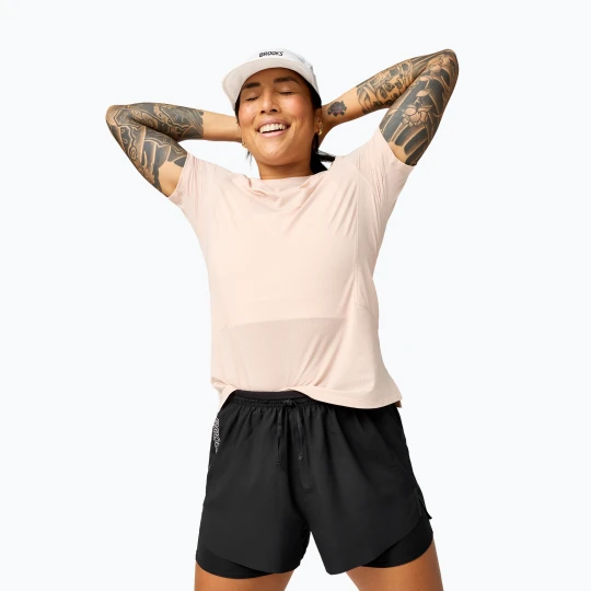 Zdjęcie produktu Spodenki do biegania damskie Brooks Cascadia 2-in-1 Short black