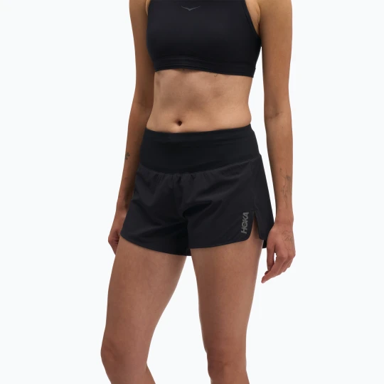 Zdjęcie produktu Spodenki do biegania damskie HOKA Glide Short 3.5" Brief black