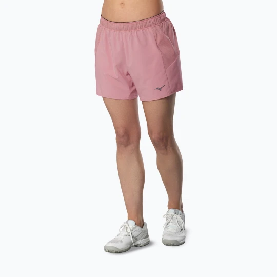 Zdjęcie produktu Spodenki do biegania damskie Mizuno Active Alpha 4.5 rose elegance Różowy