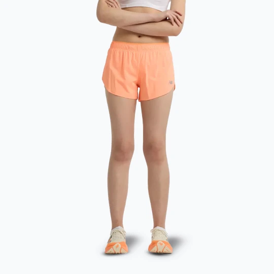 Zdjęcie produktu Spodenki do biegania damskie New Balance Rc Ultra Light hotmango Pomarańczowy