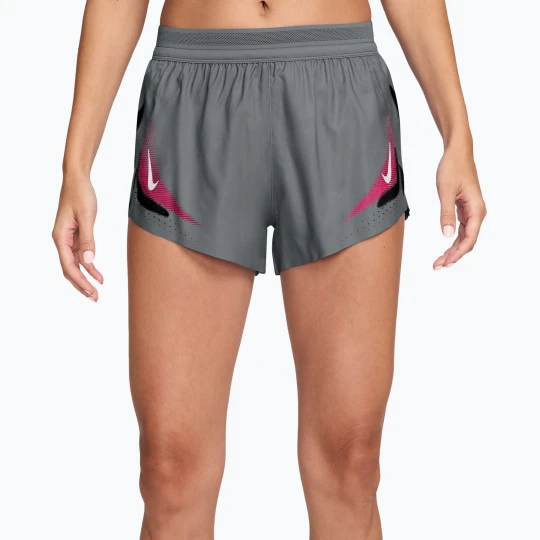 Zdjęcie produktu Spodenki do biegania damskie Nike AeroSwift iron grey / white