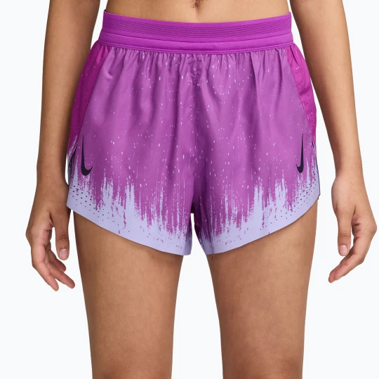 Zdjęcie produktu Spodenki do biegania damskie Nike AeroSwift vivid purple / purple dynasty Fioletowy