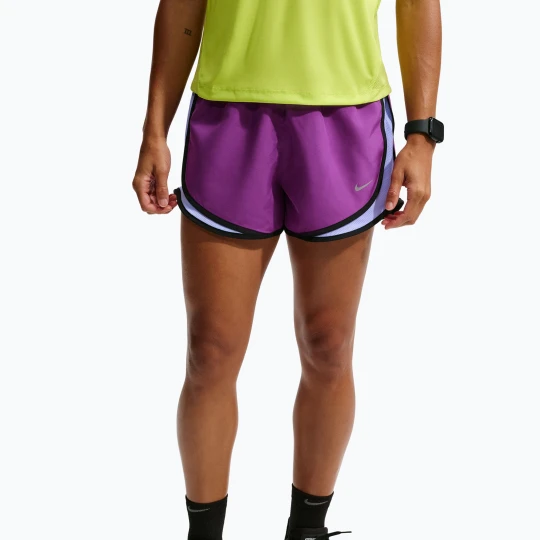 Zdjęcie produktu Spodenki do biegania damskie Nike Tempo Dri-Fit Mid-Rise bold berry / purple pulse Fioletowy