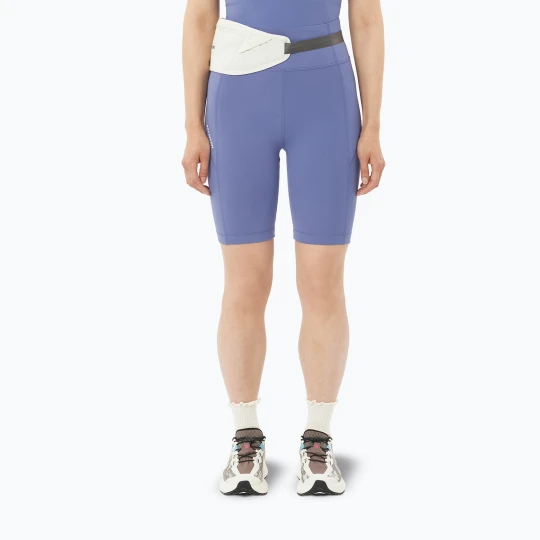 Zdjęcie produktu Spodenki do biegania damskie Salomon Shakeout Blis Tight 8" marlin Fioletowy