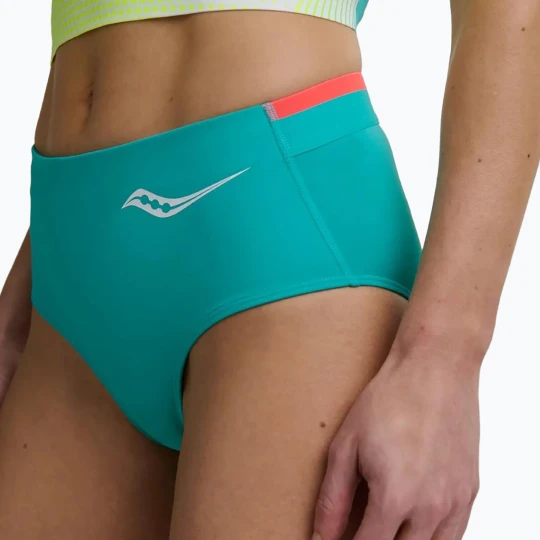 Zdjęcie produktu Spodenki do biegania damskie Saucony Endorphin Brief elite 26 Zielony