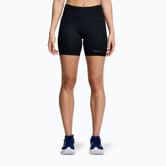Zdjęcie produktu Spodenki do biegania damskie Saucony Fortify 6" black