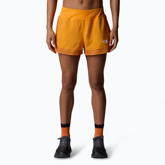 Zdjęcie produktu Spodenki do biegania damskie The North Face Sunriser 2.5" apricot glaze mountain Pomarańczowy