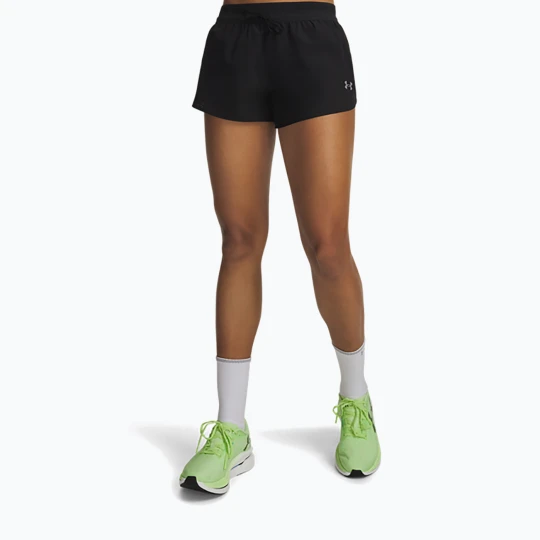 Zdjęcie produktu Spodenki do biegania damskie Under Armour Pro Vent ultimate black/ultimate black/ultimate black