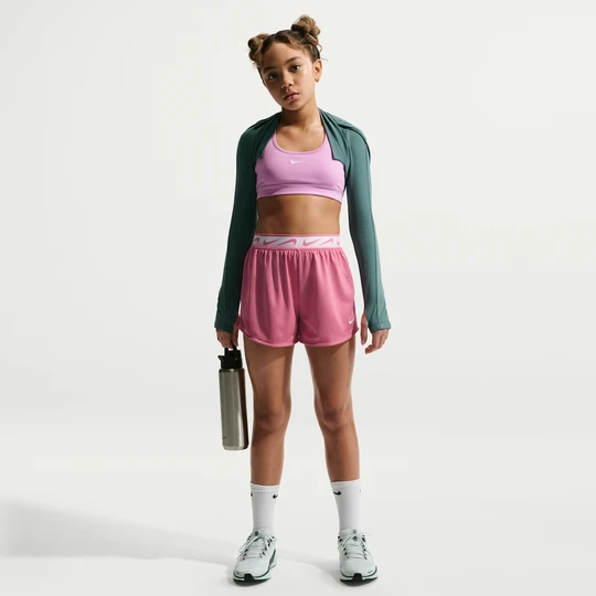 Zdjęcie produktu Spodenki do biegania dla dużych dzieci (dziewcząt) Dri-FIT Nike Dash - Różowy