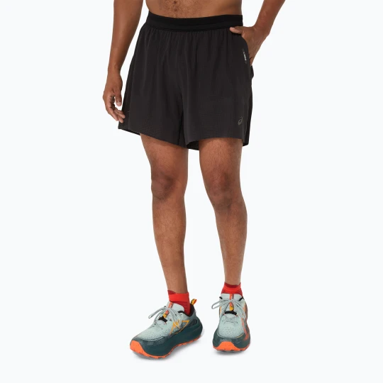 Zdjęcie produktu Spodenki do biegania męskie ASICS Fujitrail Elite performance black
