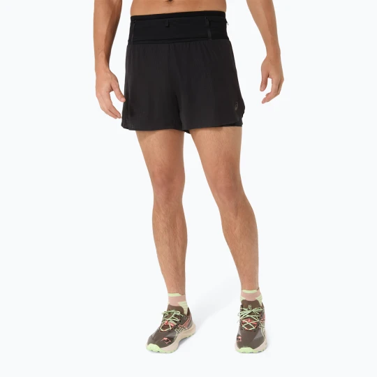 Zdjęcie produktu Spodenki do biegania męskie ASICS Fujitrail Elite performance black
