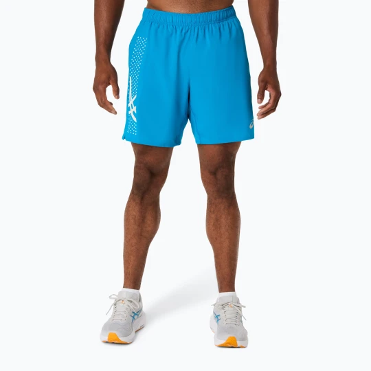Zdjęcie produktu Spodenki do biegania męskie ASICS Icon 7IN aegean blue/cream