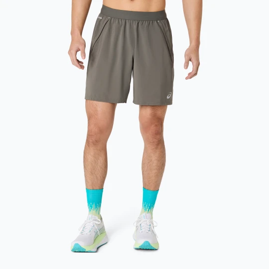 Zdjęcie produktu Spodenki do biegania męskie Asics Road 2-N-1 7In Short Truffle Grey