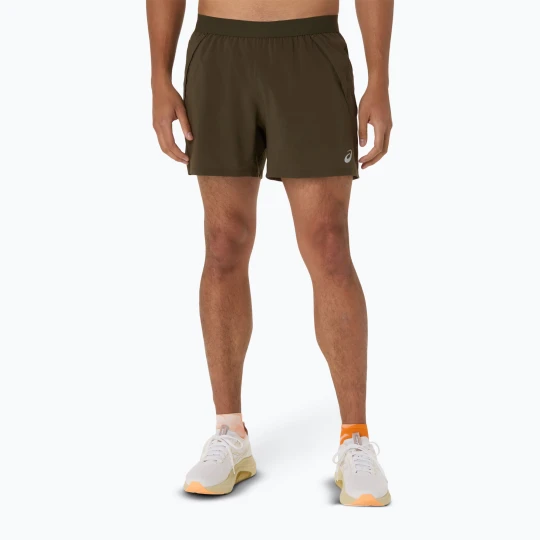 Zdjęcie produktu Spodenki do biegania męskie ASICS Road 5IN brown stone