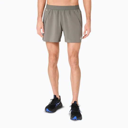 Zdjęcie produktu Spodenki do biegania męskie ASICS Road 5IN truffle grey