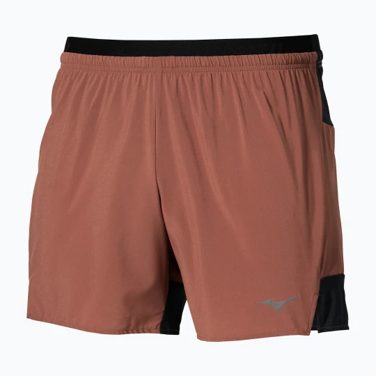 Zdjęcie produktu Spodenki do biegania męskie Mizuno Active Alpha 2in1 5.5 copper brown