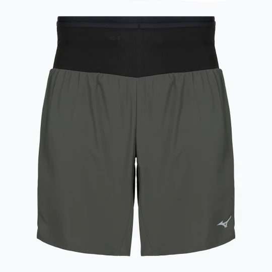 Zdjęcie produktu Spodenki do biegania męskie Mizuno Multi Pocket 2In1 forest night Zielony