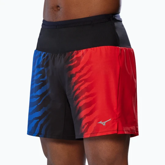 Zdjęcie produktu Spodenki do biegania męskie Mizuno Multi Pocket oni red