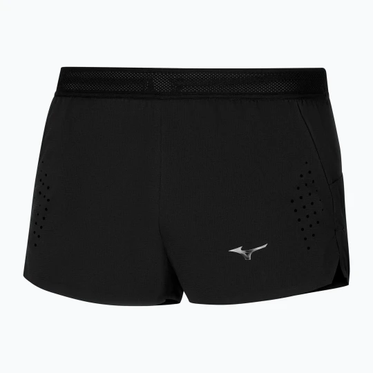 Zdjęcie produktu Spodenki do biegania męskie Mizuno Tech Light Split 1.5" black