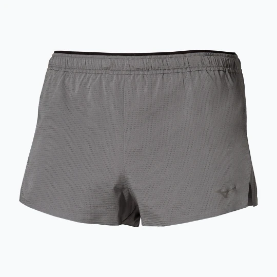 Zdjęcie produktu Spodenki do biegania męskie Mizuno Tech Light Split 1.5 lava smoke Szary