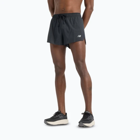 Zdjęcie produktu Spodenki do biegania męskie New Balance Rc Ultra Light Split 3" black